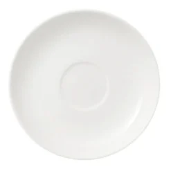 Twist White Saucer For Espresso Cup, 14 cm