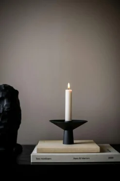 Uma Candlestick 14x9,5 cm, Black