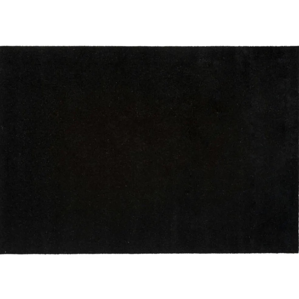 Unicolor Door Mat Black, 130x90 cm