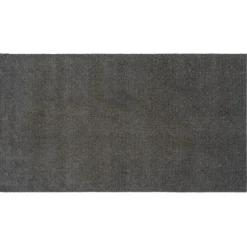 Unicolor Door Mat Steel Grey, 60x90 cm