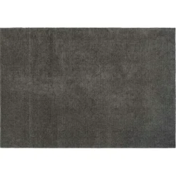 Unicolor Door Mat Steel Grey, 60x90 cm