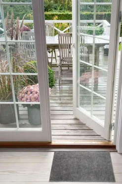 Unicolor Door Mat Steel Grey, 60x90 cm