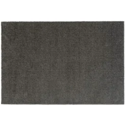 Unicolor Door Mat Steel Grey, 60x90 cm