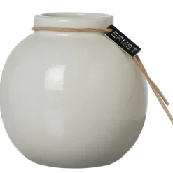 Vase Ceramic White, 10 cm