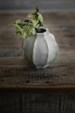 Vase Natural White, 13 cm