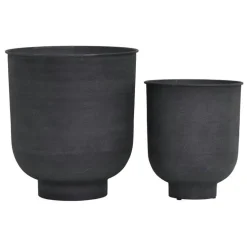 Vig Planter L Set 2pcs, Grey