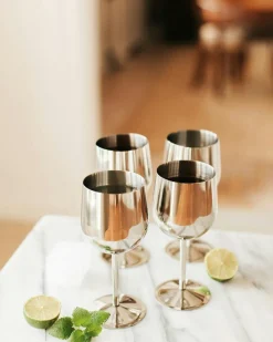 Violette Wine Glasses Stainless Steel 4-pack, 48 cl