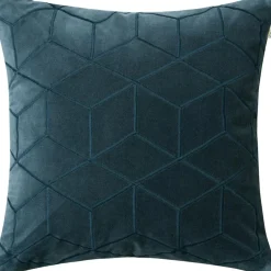 Vir Cushion Cover 50x50 cm, Sea Blue