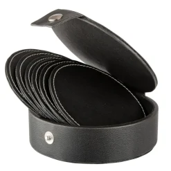 Visby Glasunderlägg 6-pack, Svart