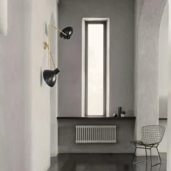 VV Cinquanta Twin Wall Lamp, Black