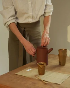 Waist Apron Cotton, Dark Grey