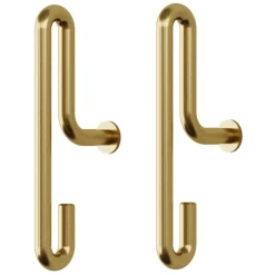Wall Hooks Small 2-pack, Matte Gold