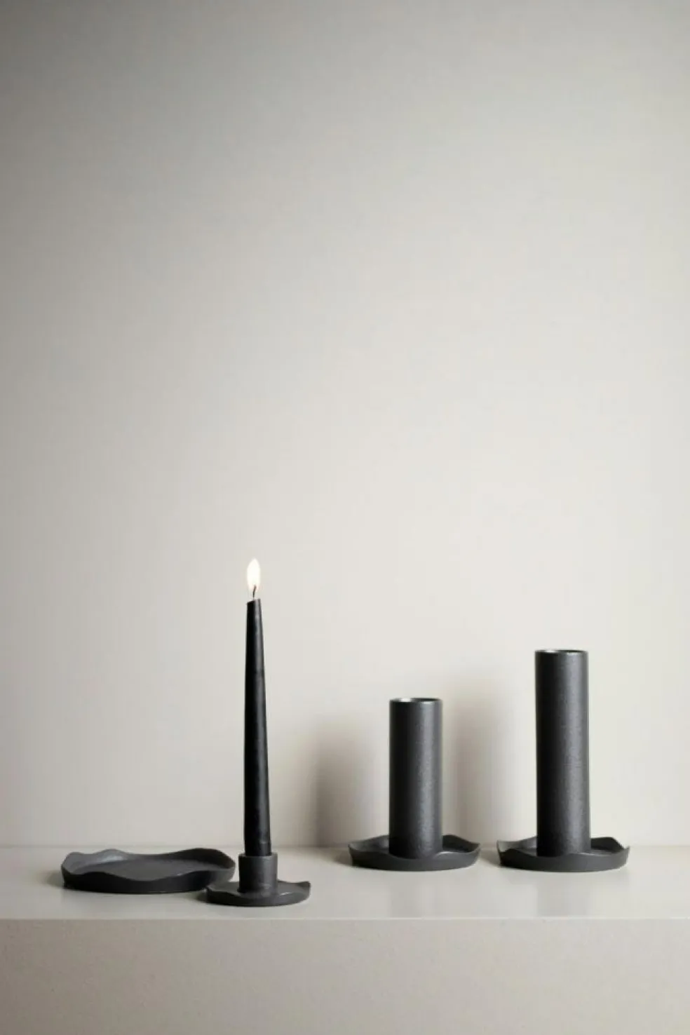 Wave Vase 20 cm, Cast Iron