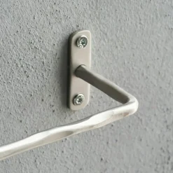 Welo Toilet Roll Holder, Brushed Silver