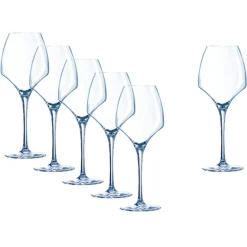 White Wine Glass Clear 6-pack