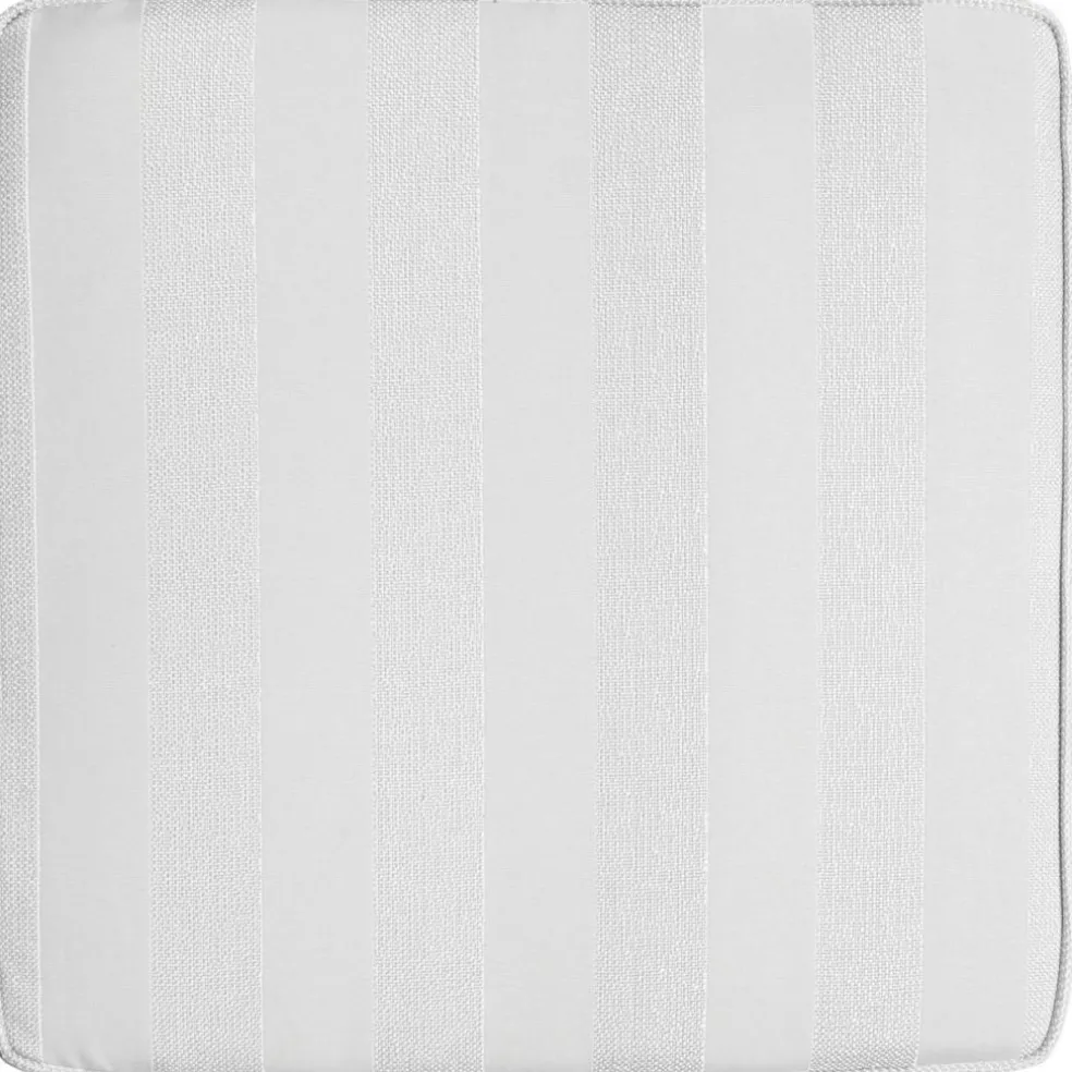 Wide Stripe Cushion 45x45 cm, Grey