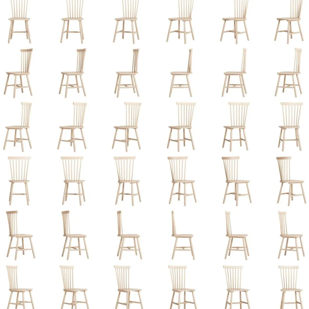 Wood H17 Windsor Chair, Oak
