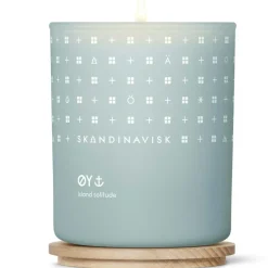 ØY Scented Candle With Lid, Light Blue L