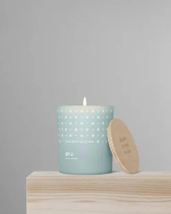 ØY Scented Candle With Lid, Light Blue L