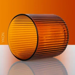 Ykon Drinking Glass 6-pack, Amber