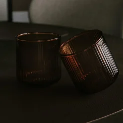 Ykon Drinking Glass 6-pack, Amber