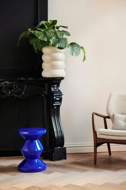 Zig Zag Stool, Beige