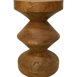 Zig Zag Stool, Beige