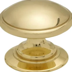 24466 Knob Polished Brass, Large