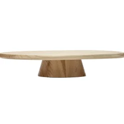 04 Low Dune Cake Stand, Natural