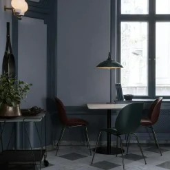 1965 Pendant, Brass/Red