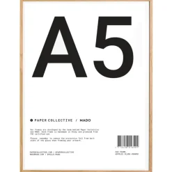 A5 Frame Oak / Glass, 14,8x21 cm