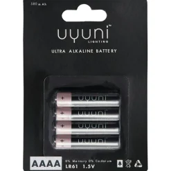 AAAA Battery 1,5V 580mAh, 4-pack