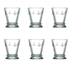 Abeille Drinking Glass 6-pack, Clear