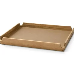 Airy Teak Tray Small, Nougat