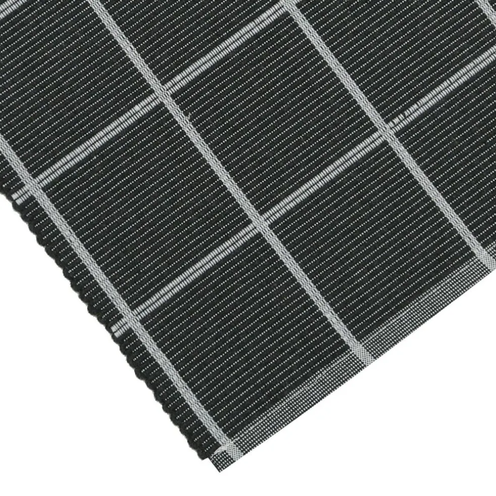 Alexander Table Runner 33x120 cm, Dark Grey/Beige