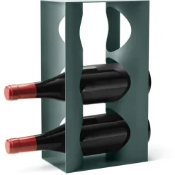 Alfredo Wine Rack Stainless Steel, Artichoke Green