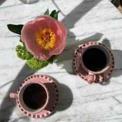 Amalfi Cappuccino Cup With Saucer, Green