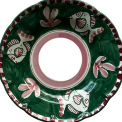 Amalfi Deep Plate 23 cm, Turquoise