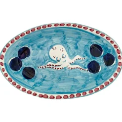 Amalfi Serving Dish 26 cm, Turquoise