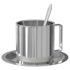 Americano Trio Coffee Cup, Stainless Steel