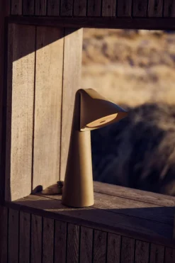 Ami Table Lamp Portable, Chocolate Clay