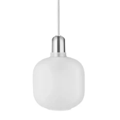 Amp Pendant Small, Smoked/Black Marble