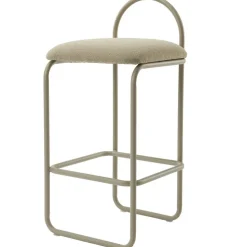 Angui Bar Stool H82.5 cm, Dusty Blue