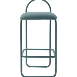Angui Bar Stool H82.5 cm, Dusty Blue