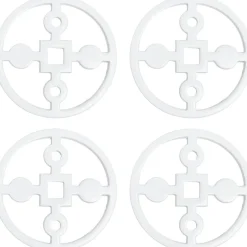 Anima Gemella Coasters Ø10 cm 4-pack, Green