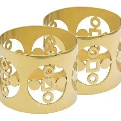Anima Gemella Napkin Ring 2-pack, Brass