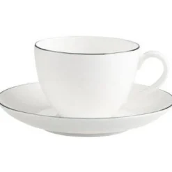 Anmut Platinum No.1 Coffee Cup With Saucer
