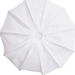 Anna 40 Flush Ceiling Light Linen, Natural