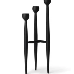 Apollo Candle Holder, Black