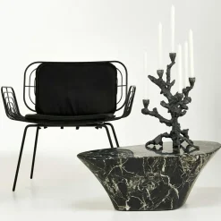 Apple Tree Candle Holder 6 Arms, Graphite